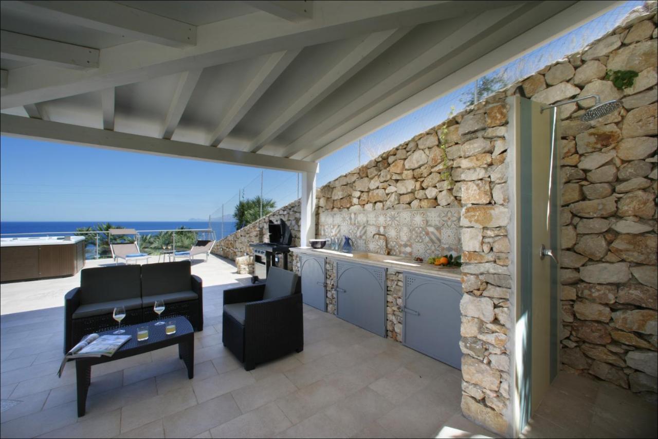 Villa Antonia - Vasca Idromassaggio Terrazza Vista Mare Сан-Віто-Ло-Капо Екстер'єр фото