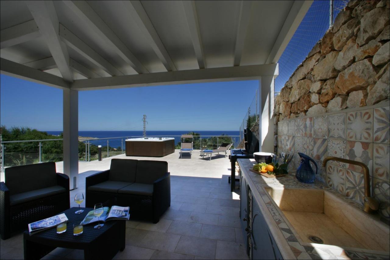 Villa Antonia - Vasca Idromassaggio Terrazza Vista Mare Сан-Віто-Ло-Капо Екстер'єр фото